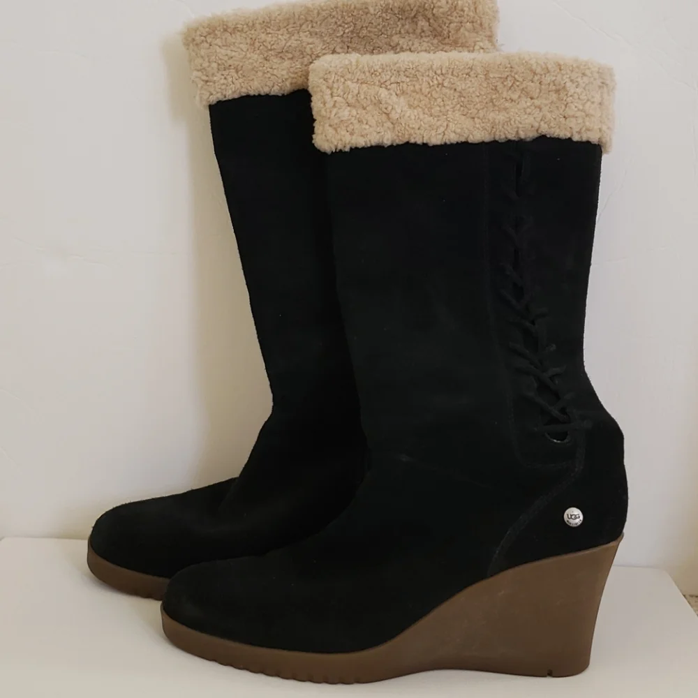 UGG Wedge Boots - Picture 1 of 6